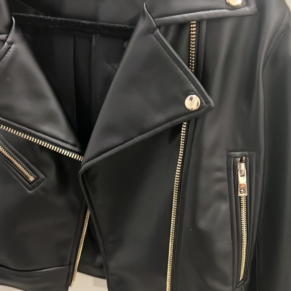 ZARA PLEATHER JACKET - Picture 3 of 3